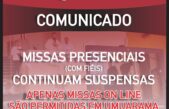 Missas continuam sem a presença de fiéis em Umuarama
