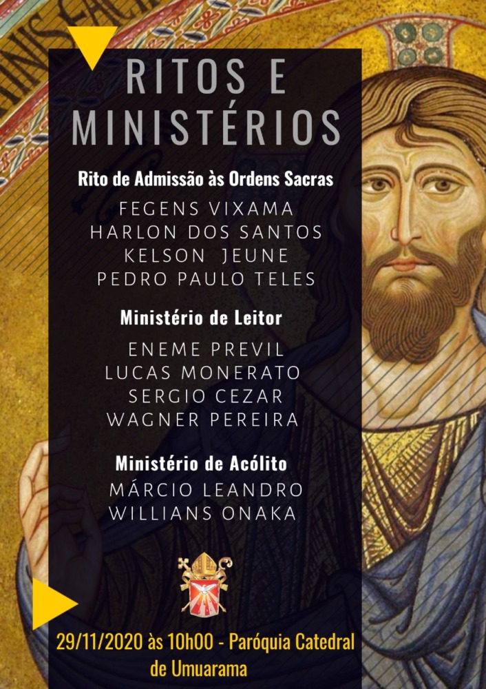SEMINARISTAS Ritos e ministerios