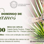 Domingo de ramos nas capelas