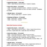 Horarios do Triduo Pascal das Paroquias da Diocese page 0001