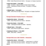 Horarios do Triduo Pascal das Paroquias da Diocese page 0002