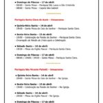 Horarios do Triduo Pascal das Paroquias da Diocese page 0003