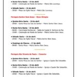 Horarios do Triduo Pascal das Paroquias da Diocese page 0004