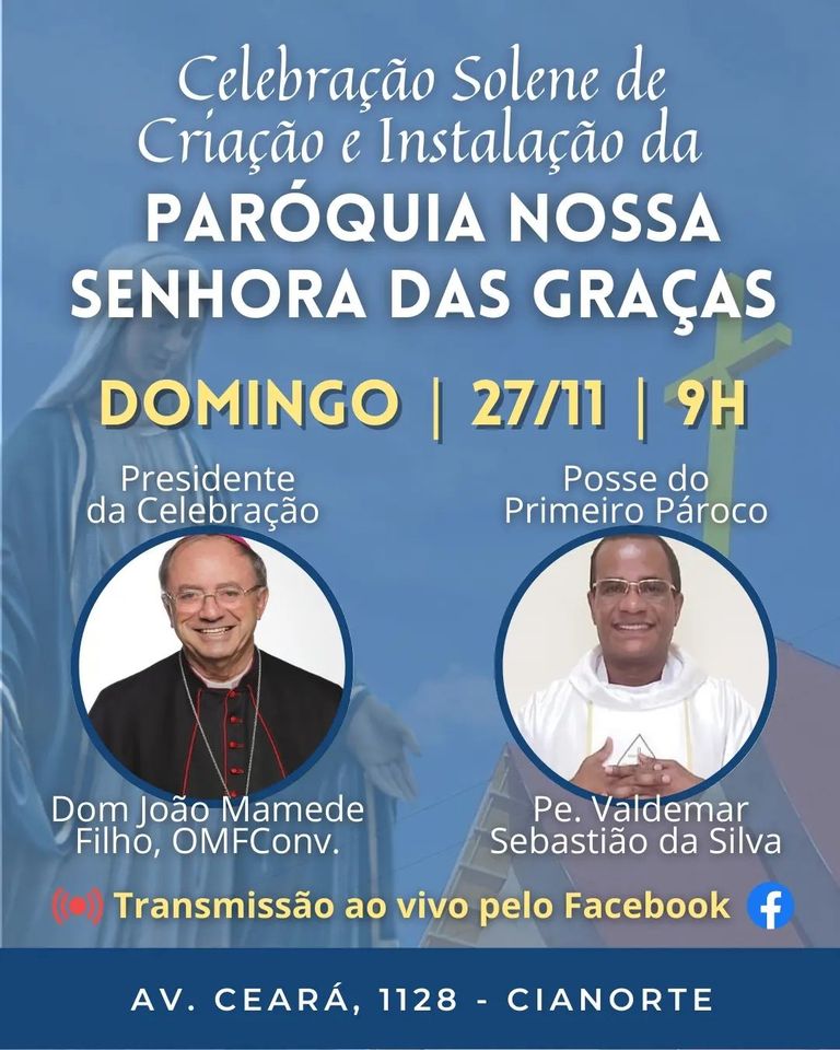 Mais uma Paróquia criada neste Ano Jubilar Diocesano