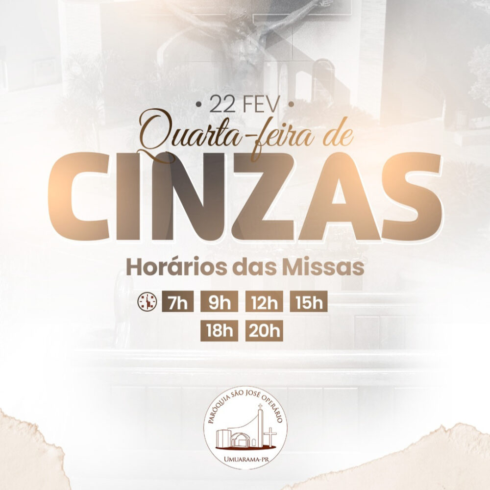 Quarta feira de cinzas