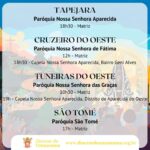 Horarios Nossa Senhora Aparecida 2024