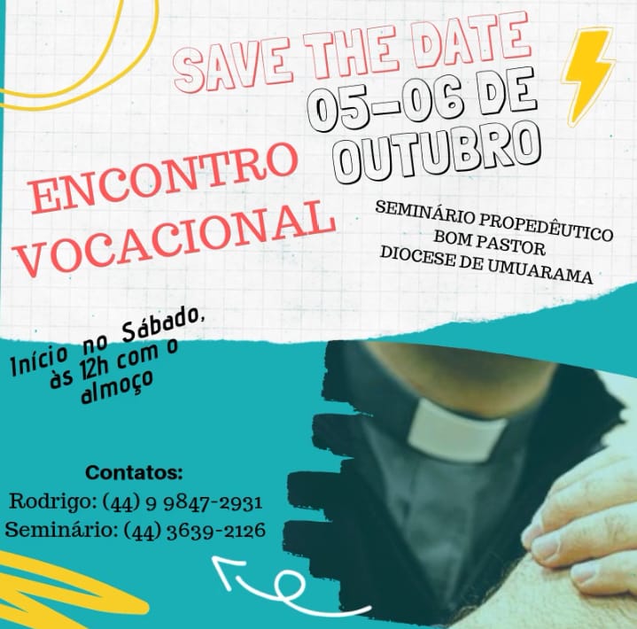ENCONTRO VOCACIONAL 5 E 6 DE OUTUBRO 2019